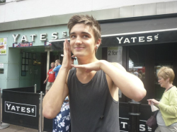 I spoke to him on the phone this day :’) #goodtimes