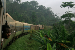 ghanalife:  Traveling in GhanaOn a train from Takoradi to Kumasi