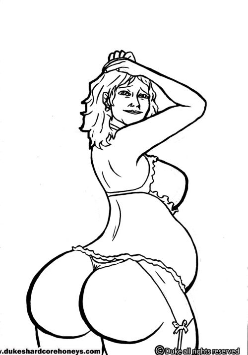 A pin up of a pregnant Mrs. Chester.