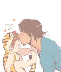 yummytomatoes:  I see a lot of pics of baby Kaede in tiger baby