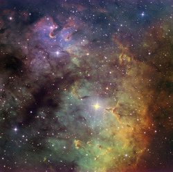 boyastronomer:  Giant Molecular Cloud NGC 7822 in the constellation