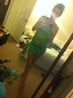 I should probably clean my mirror. ….and do laundry. Exciting