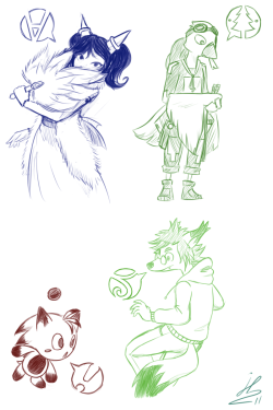taxiderby:  taxiderby:  sketch commission examples  Alright sketch