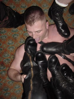 MORE MEN, BOOTS, LICKING, WORSHIP, TRAMPLING:Â HTTP://LICKMYBOOTSFAGGOT.TUMBLR.COM