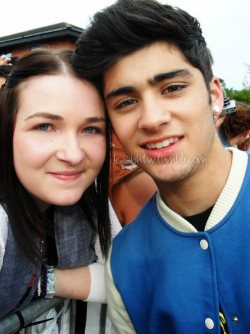 Me & Zayn outside Trax FM. Doncaster.17th August 2011 