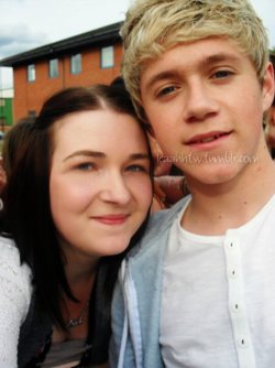 Me & Niall outside Trax FM. Doncaster. 17th August 2011 <3