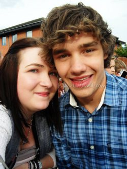 Me & Liam outside Trax FM. Doncaster. 17th August 2011.