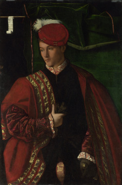 necspenecmetu:  Bartolomeo Veneto, Portrait of Ludovico Martinengo,