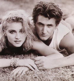 madonnaciccone:  Happy 51st birthday Sean Penn!  No doubt Madonna