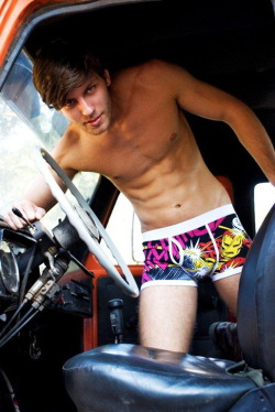 bonermakers:  Reblogging purely for the underwear! And the abs.