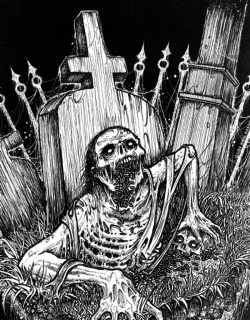illustrated-nightmares-blog:  Grave - Mark Riddick 