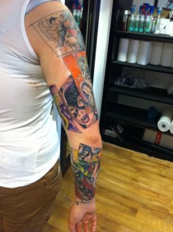 fuckyeahtattoos:  Catwoman added to my DC comics sleeve. http://alwaysyouneverme.tumblr.com/