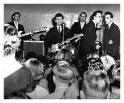 lazygun:  Dion and the Belmonts performing on January 24, 1959.