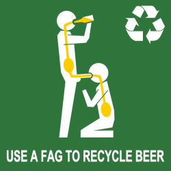 ineedtopiss4u:  Reminder to recycle your beer  My mouth is wide