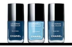 thebeautycircuit:  Chanels new polish colors are denim inspired