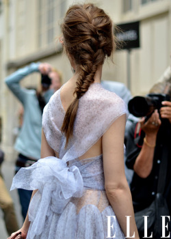 elle:  Fishtail Frenzy Need a new hairstyle? Get inspired by