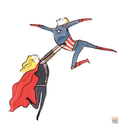 gingerhaze:  This was my very first Avengers art from eight months