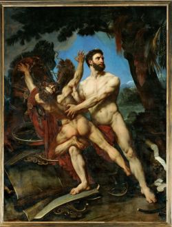 necspenecmetu:  Antoine-Jean Gros, Hercules and Diomedes, 1835