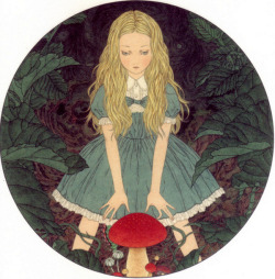 fairytalemood:  “Alice” by Takato Yamamoto 