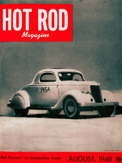 oldschoolgarage:  Hot Rod Magazine, August 1948. 