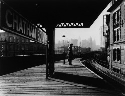 luzfosca:  Arnold Eagle Chatham Square Platform, New York City,