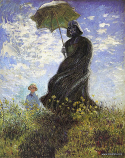 inkwings:  Vader with Parasol by limpfish 