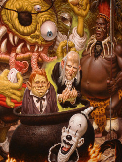 cryptofwrestling:  Cousin Eerie, and Uncle Creepy by Todd Schorr