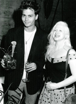 somethingiscooking:  Johnny Depp and Kim McGuire from the cult