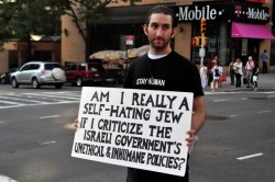 israelfacts:  The “Jews Say No” movement held a protest in