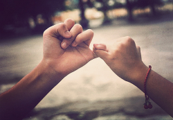 crearyvivir:  Back in the day a pinky promise meant whoever broke