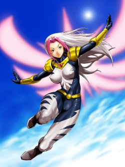 marvelwomenkickingass:  Anime-style Songbird