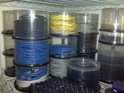 storagegeek:  DIY : what to do with empty cd/dvd spindles via