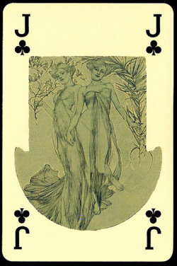 bohemea:  Mucha playing cards 