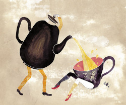 chrysalises:  tea party (by raquel aparicio)  
