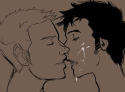 Damn Cas, you taste so good with me in your mouth.   For: andidontsleep