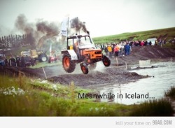 9gag:  Meanwhile in Iceland…  veesh olha lá sua mãe de cabelo