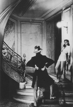 girls-will-be-boys:  Helmut Newton’s “Woman Into Man” 1979