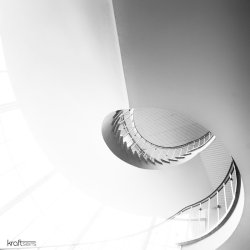 black-and-white:  stair confusion | by kraftseins 