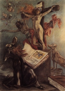 subcutaneous:  The Temptation of St.Anthony ~ Felicien Rops 