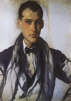  Zinaida Serebriakova - Portrait of Sergei Ernst  