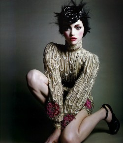Gemma Ward by David Sims in Vogue Paris