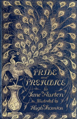 oldbookillustrations:  Front cover from Pride and prejudice,