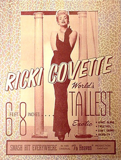 Ricki Covette   aka. “The Girl Of Tomorrow”.. A