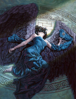 playytoy:  caledonian-vapour:  amaldi: Fallen Angel by Michael-C-Hayes