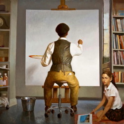 mirrormoves:  Bo Bartlett: Self-portrait 