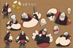 drsimetra:  The Heavy by ~Zeurel  Oh my lawd, the bottom right