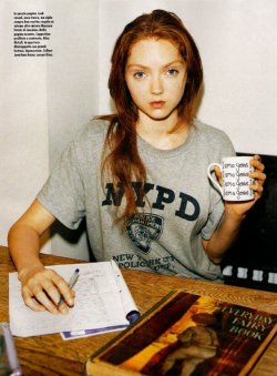 bohemea:  Lily Cole - Vogue Italia, November 2006 