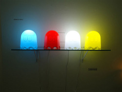 tanianike:  Industrial Design - Pacman lamps. 