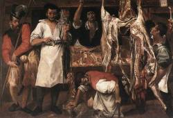 shuddhi:  Butcher’s Shop   Annibale Carracci 1580  