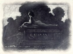 regardintemporel: František Drtikol - Le sphinx (Cléopâtre),